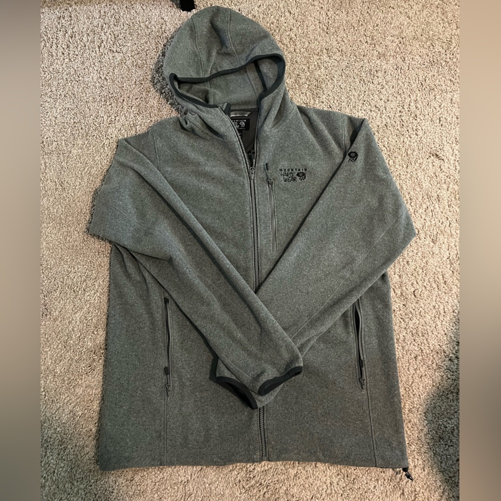Mountain Hardwear - Large grey full zip jacket